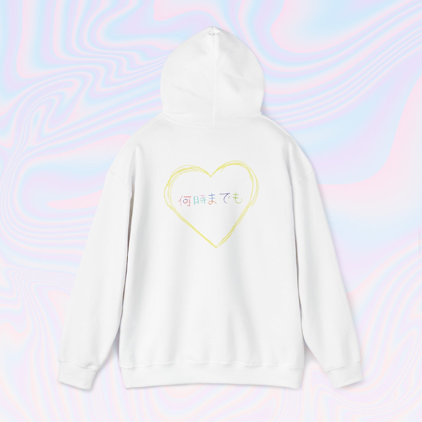 katakana crayon hoodie
