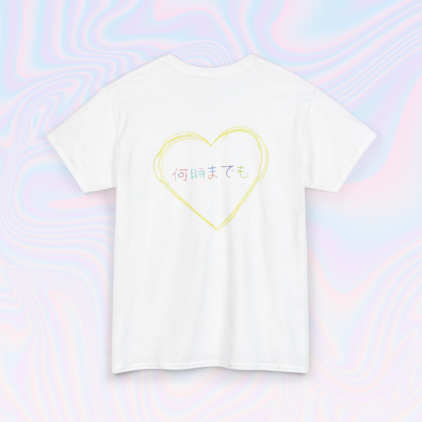 katakana crayon t-shirt